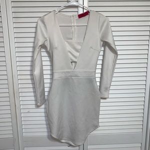 Boohoo long sleeve dress size small (4)